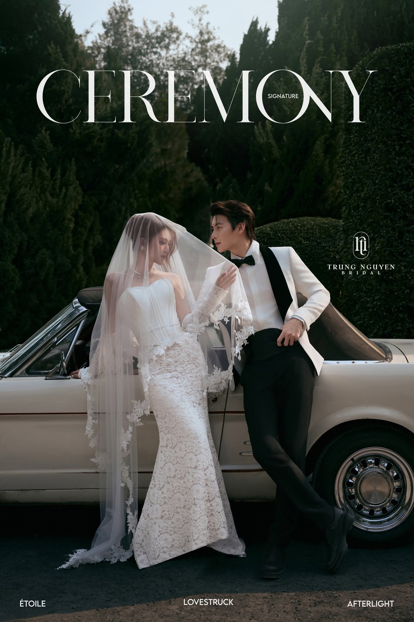 Ảnh cưới xe cổ sang trọng — Trung Nguyễn Bridal